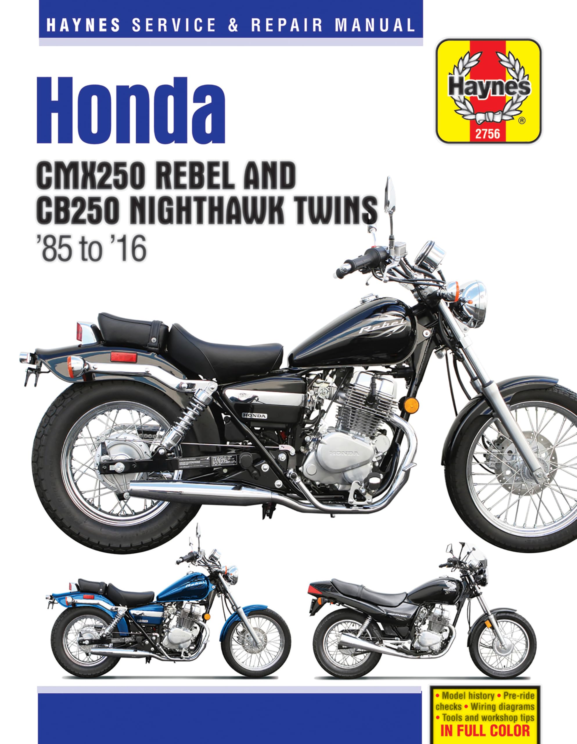 Amazon.com: Honda CMX250 Rebel & CB250 Nighthawk Twins (85-16